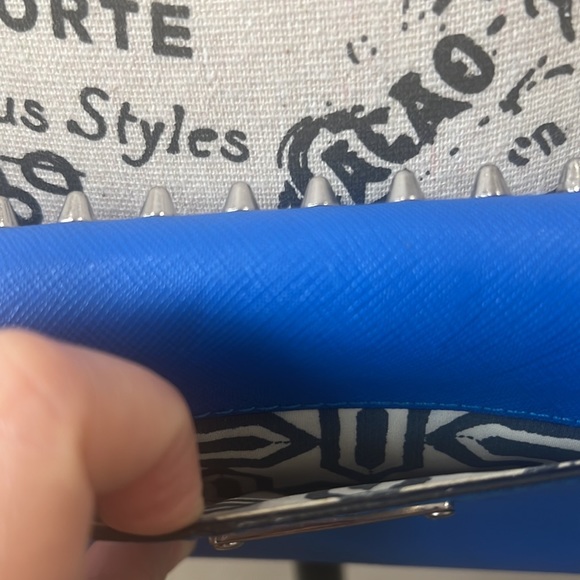 Preowned Rebecca Minkoff Mini MAC Crossbody Bag- Oxford Blue. - Picture 9 of 13